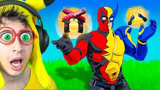 🔥😈 DEADPOOL vs LOBEZNO 🐺⚔️ Batalla 1v1 Hermanos 😂  Fortnite [upl. by Arramas740]