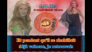 Karaoke Tino  Dalida  il venait davoir 18 ans [upl. by Nelle]