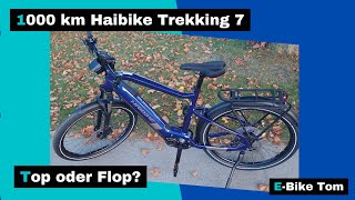 Haibike Trekking 7 Hot oder Flop nach 1000 km [upl. by Shanly395]