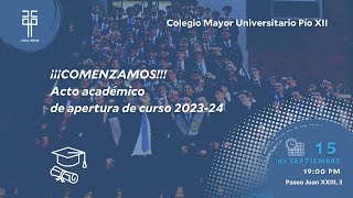 Acto académico apertura curso 202324 [upl. by Emmott]