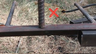 99 of beginners dont know 2 welder tricks make rebar welding stronger  rebar welding tricks [upl. by Bussy]