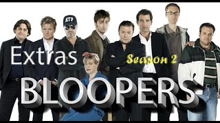 Extras Season 2 TV Series BloopersGag reelsOuttakes [upl. by Sidran]