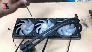 installation guide how to Cooler Master MasterLiquid ML360L RGB Liquid Cooler  Tech Land [upl. by Nad]