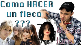 ¿Cómo hacer un FLECO en el Cabello   Tutorial [upl. by Trinl]