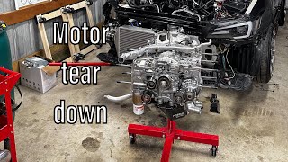 Finding the damage on my STi motortear down [upl. by Niasuh]