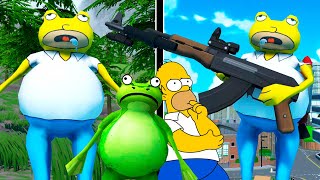 LA SKIN SECRETA DE LA RANA HOMER SIMPSON  AMAZING FROG [upl. by Rhetta868]