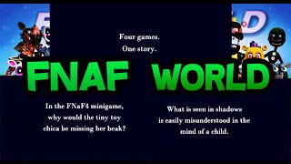 SCOTT CAWTHONS CLUES EXPLAINED  SO MANY FNAF WORLD TEASERS  CHICA CAUSED BITE of 87 [upl. by Ahtrim850]