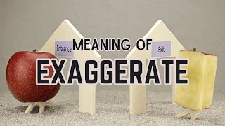 What is the meaning of Exaggerate [upl. by Bonar]