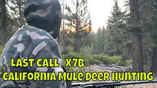 Deer Hunting California Mule deer Last Call Hunt zone X7B Episode 7 publiclandhunting [upl. by Atteirneh]