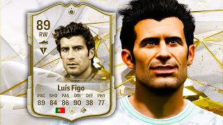 89 Icon Figo Player Review  EAFC24 [upl. by Kcirttap]