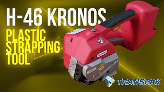 Transpak H46 Kronos Battery Powered Strapping Tool  How To Use amp Set up [upl. by Llennod]