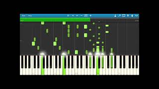 Scott Joplin  Maple Leaf Rag PIANO TUTORIAL Synthesia [upl. by Ssac]