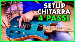 4 PASSI per il SETUP della CHITARRA ELETTRICA  Lezioni regolazione truss rod intonazione action [upl. by Rot455]