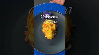 💀🥔 ¡Calaveras de papa rellenas de carne 🍖🎃 [upl. by Bartel360]