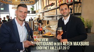 Preview Cotidiano Promenadeplatz in der Neuen Maxburg eröffnet am 21072017 [upl. by Shotton]