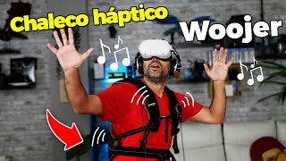 Probando el Chaleco Háptico WOOJER con Realidad Virtual Unboxing y Análisis [upl. by Littlejohn]