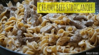 Creamy Beef Stroganoff  Margot Brown [upl. by Zat]