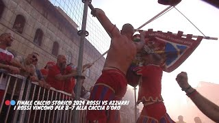 🔴🔵 Finale Calcio Storico 2024 Rossi Vs Azzurri i Rossi vincono per 87 alla caccia doro [upl. by Haimaj]