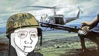 Paranoid but you are a UH1 Huey door gunner prepping the LZ [upl. by Ikir918]