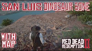 Rio Bravo San Luis River Dinosaur Bone Location Red Dead Redemption 2 [upl. by Niro]