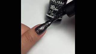 Smalto Semipermanente MyColor  367 Nero Glitter [upl. by Affra]