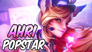 POPSTAR AHRI MID FULL AP GAMEPLAY  AHRI ASU REWORK  League of Legends [upl. by Nylyoj]