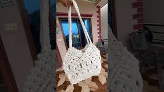 Macramé tote bag 💼 [upl. by Eittol371]