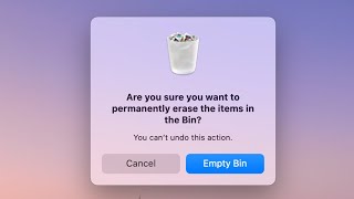 How to Clear All Trash Bin on MacBook [upl. by Krys]