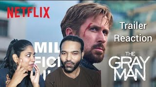 The Gray Man Trailer Reaction  Chris Evans  Dhanush  Russo Brothers  Netflix  Tamil Couple [upl. by Smith]