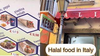 Halal Restaurants in Naples Main Market  Halal Restaurant in Main Bazar in Naples [upl. by Anivahs]