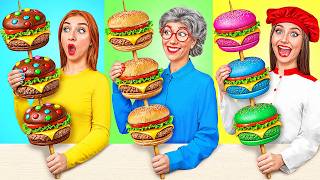 Me vs Grandma Cooking Challenge  Crazy Ideas To Cook by Multi DO Challenge [upl. by Everard]