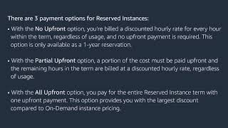 Como comprar Instancias Reservadas en la consola de administración de AWS [upl. by Sedaiuqlem]