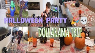 Halloween partyDollarama TripCanada Home Vlogs [upl. by Mussman]