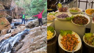 A hidden waterfall and unbelievable food at elixir hills munnar [upl. by Moody]