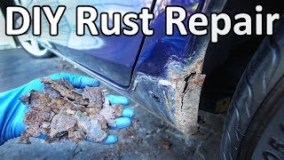 How to Repair Rust on Your Car Without Welding No Special Tools Needed [upl. by Legim]