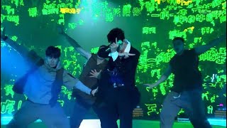 EngFre Sub Wang Yibo perform 《无感 No Sense》 at Yuehua Family Concert [upl. by Hcardahs115]