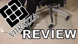 Vitrazza tempered glass floor mat unboxing and review will it break [upl. by Morvin]