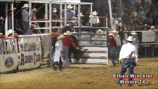 Ethan Wincklers 82 point bull ride 2022 Whitesboro Texas Rodeo [upl. by Dove469]