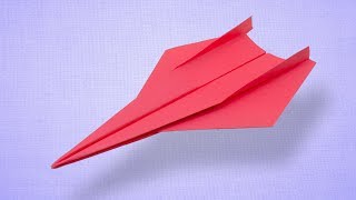 How To Make Long Range Flying Paper Airplane  Fold Incredible Fast Paper Plane [upl. by Namrac495]