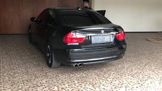 BMW E90 325i N52 Straight Pipe Exhaust  delete cat amp muffler [upl. by Erreip]