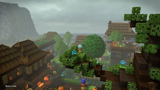 Furrowfield Farms Base Tour  Dragon Quest Builders 2 [upl. by Earissed]