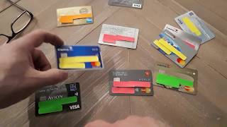 WHATS IN YOUR WALLET  CREDIT CARD JUNKIE [upl. by Einatsed]