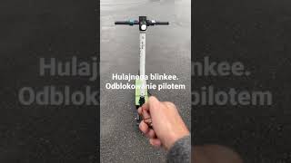 Hulajnoga blinkee z opcją odblokowania pilotem [upl. by Alarice711]