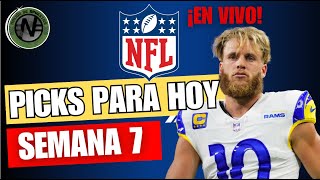 Apuestas NFL para hoy Picks de último minuto semana 7 [upl. by Annaiuq301]