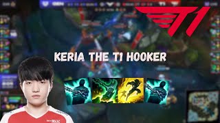 T1 Keria Hits 4 Hooks Within 10 Seconds 🔥🔥🔥🔥 [upl. by Suckram]