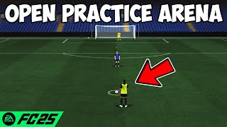 How To Open Practice Arena On FC 25 [upl. by Kacie]