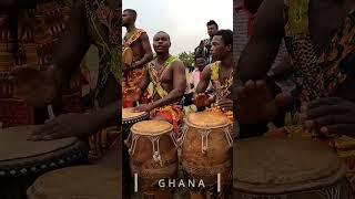 West African Djembe Rhythms  GHANAIAN DRUMMERS Part 1 [upl. by Atteuqahc]