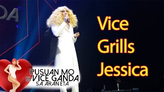 Vice Ganda Grills Mike Enriquez Rey Valera President Duterte and Jessica at Pusuan Mo Concert [upl. by Artinek]