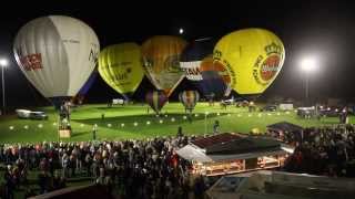 4 Halverder Ballonfestival  Das Ballonglühen 2012 in voller Länge [upl. by Akemehs587]