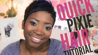 Quick Pixie Hair Tutorial [upl. by Tessil]